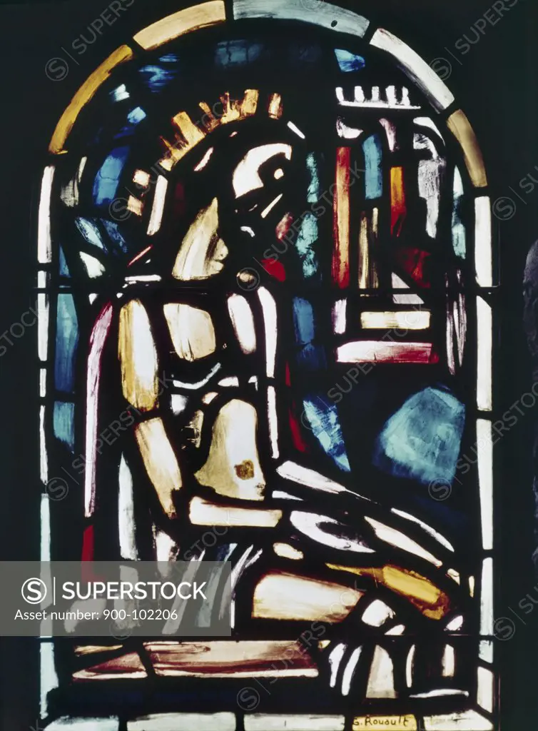 The Passion by Georges Rouault, stained glass, 1871-1958
