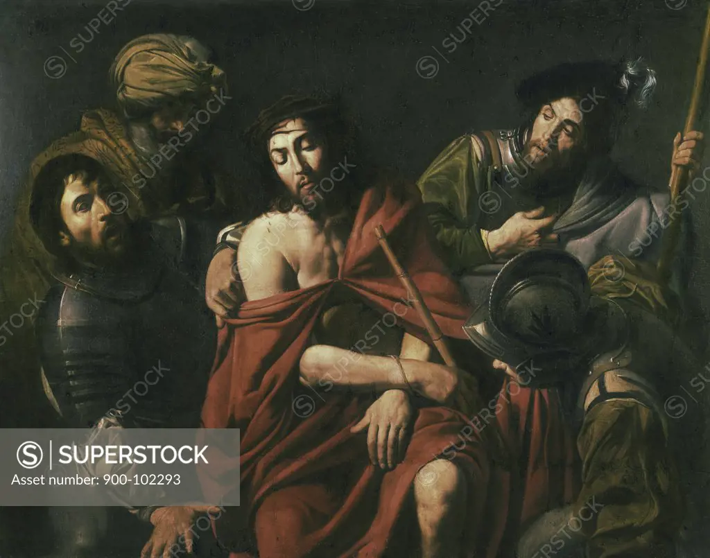 Jesus Insulted by the Soldiers Jean Valentin de Boulogne (1591-1632/French)