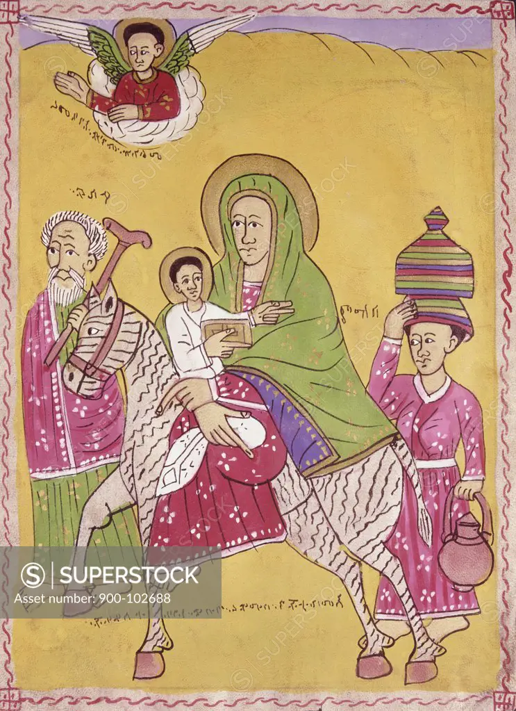 The Holy Family  5th C. Artist Unknown 