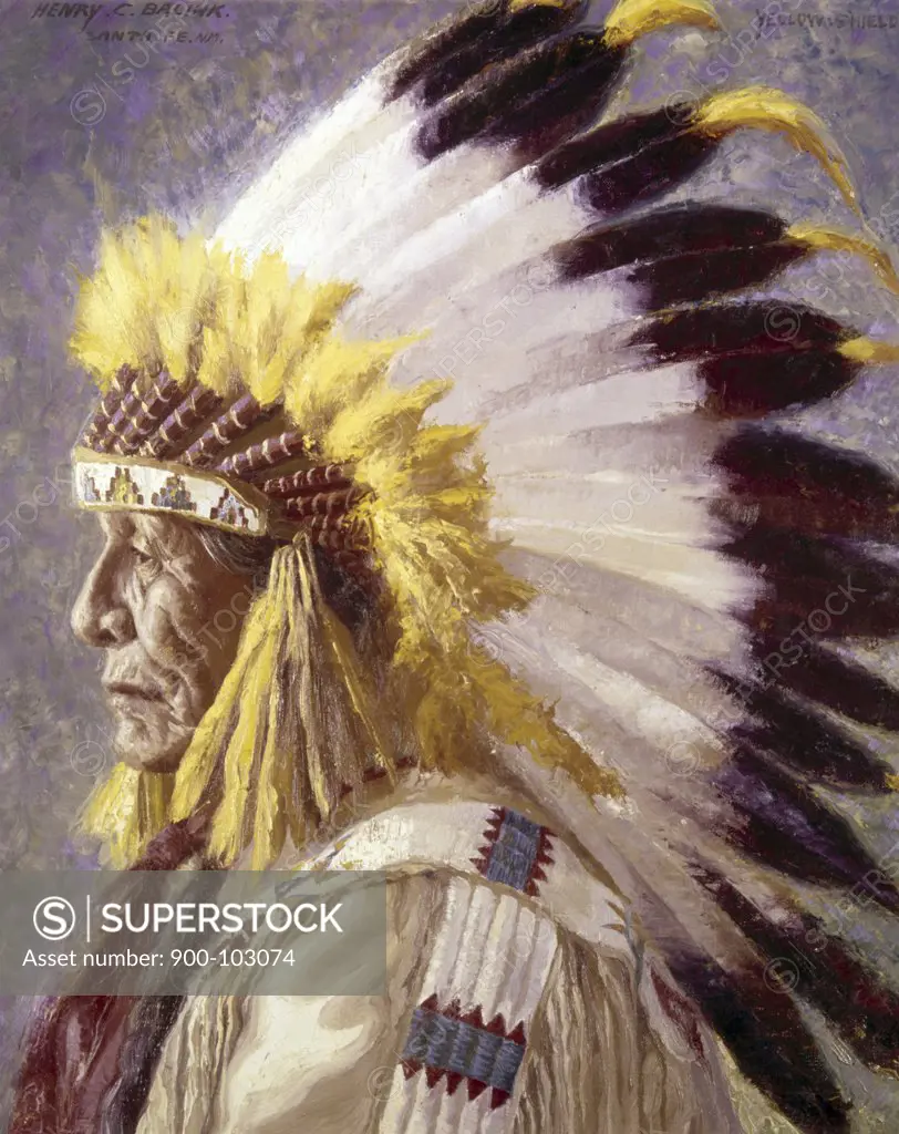 Chief Yellow Shield-Sioux by Henry C. Balink, 1882-1963