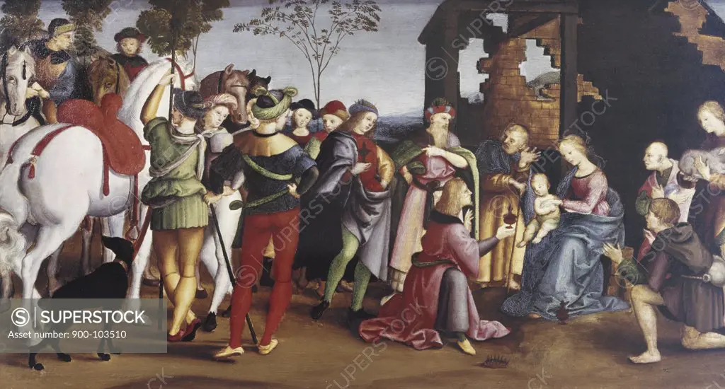 Adoration of the Magi Raphael (1483-1520 Italian)