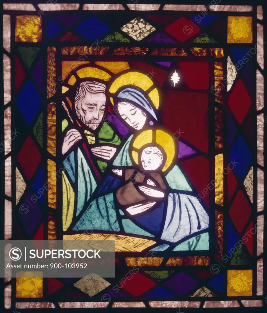 Nativity,  The, Stained Glass, Stained Glass