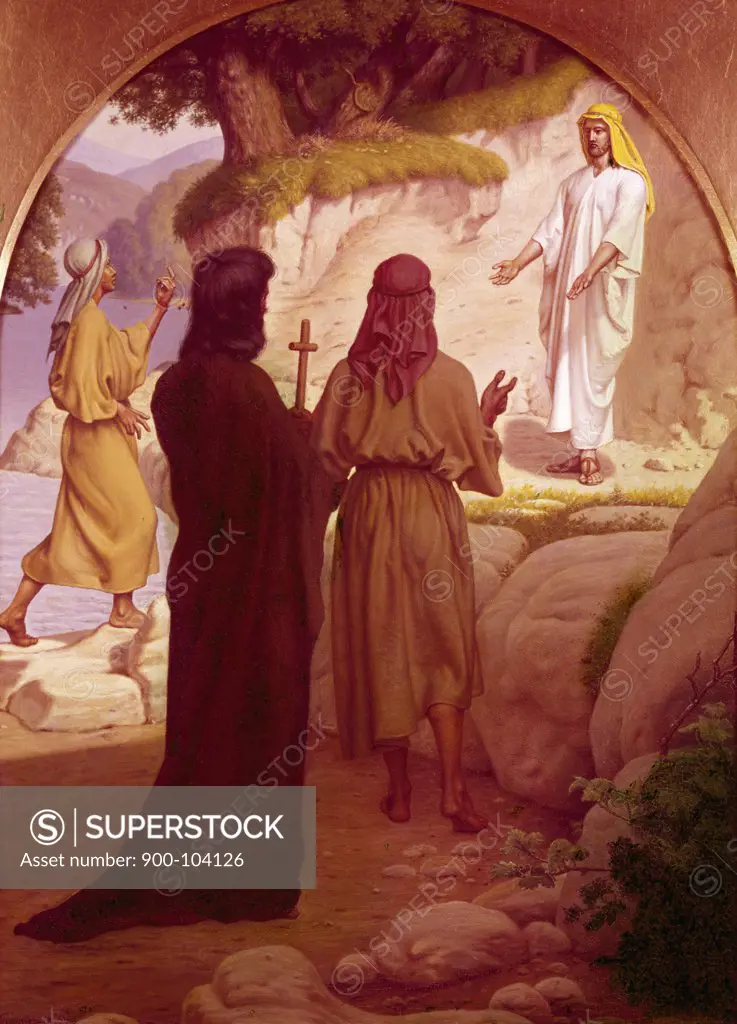 Jesus Calling his First Disciples by Christen Dalsgaard, (1824-1907)