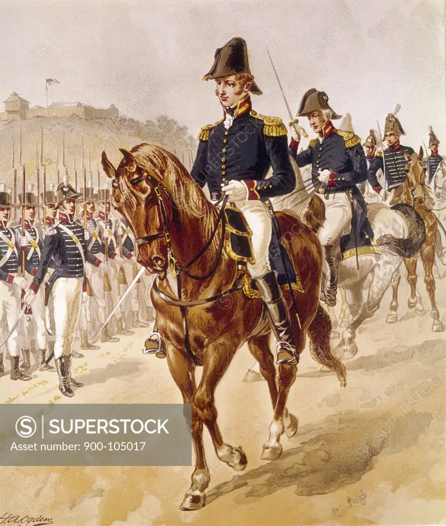 General Staff And Infantry (1810-1813), Ogden, Henry Alexander (1856-1936/American)