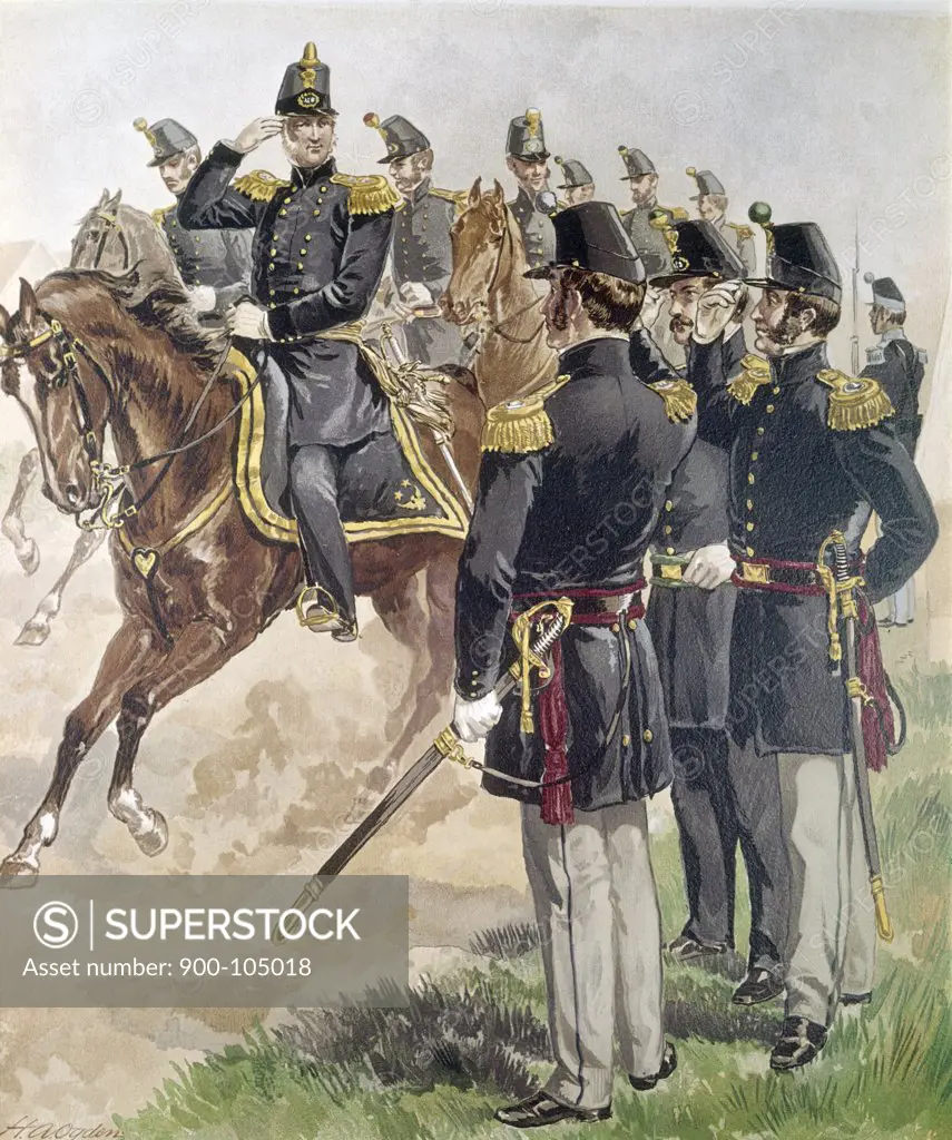 Major General. Staff-and-line Officers (1851-58), Ogden, Henry Alexander (1856-1936/American)