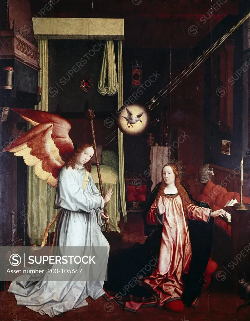 The Annunciation by Jan Provost the Younger, (1465-1529)
