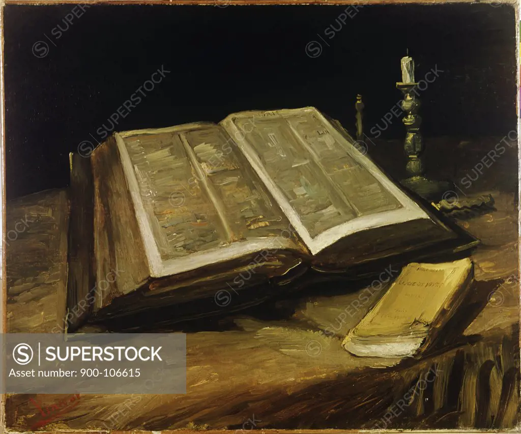 The Bible: Still Life  1885  Vincent van Gogh (1853-1890/Dutch)  Oil on canvas  Van Gogh Museum, Amsterdam  