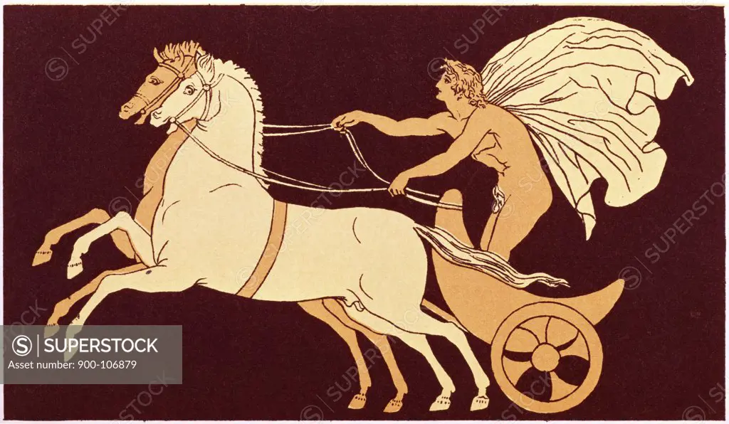 Chariot Race   470 B.C.  Artist Unknown (Greek)   