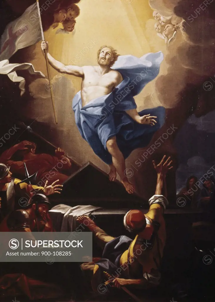 The Resurrection  Henrik Krock (1677-1738/ Danish) 