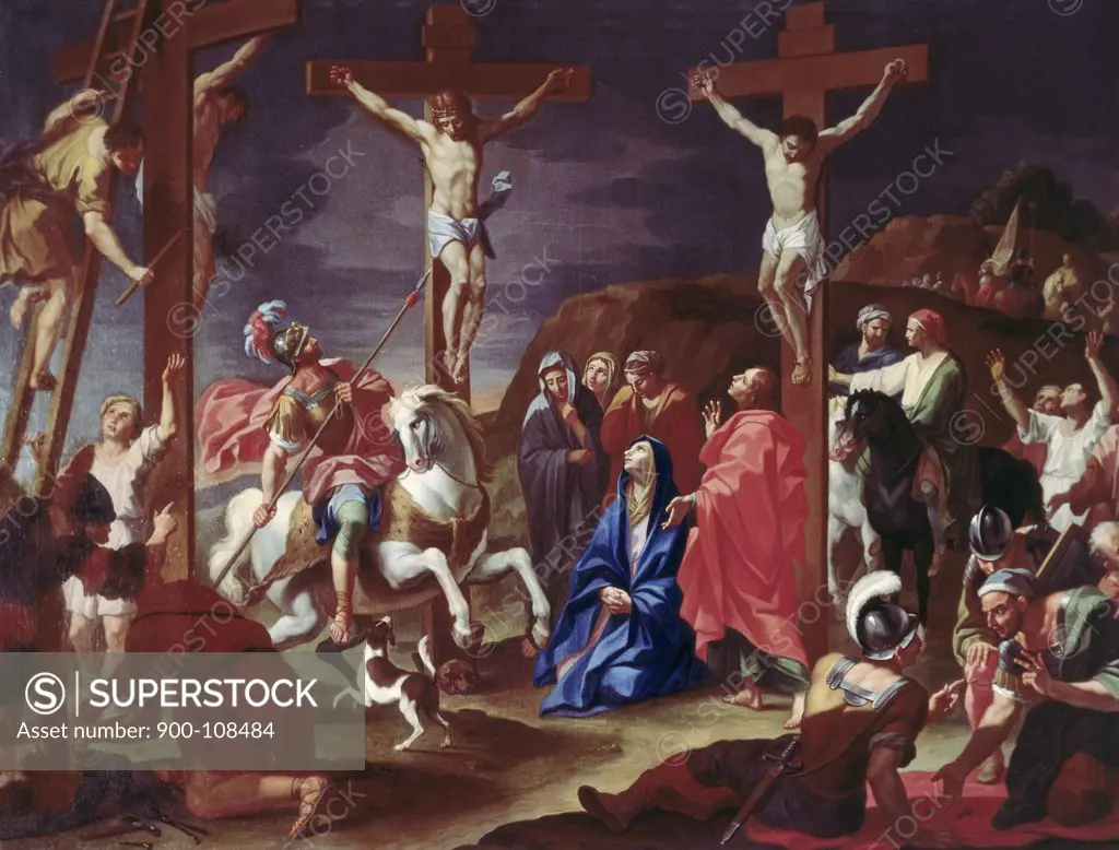 The Crucifixion Hendrick Krock (1677-1738 Danish)