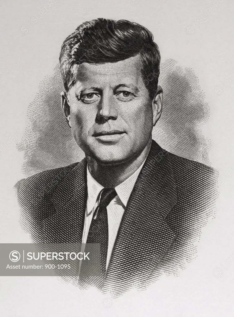 John F. Kennedy American History Engraving