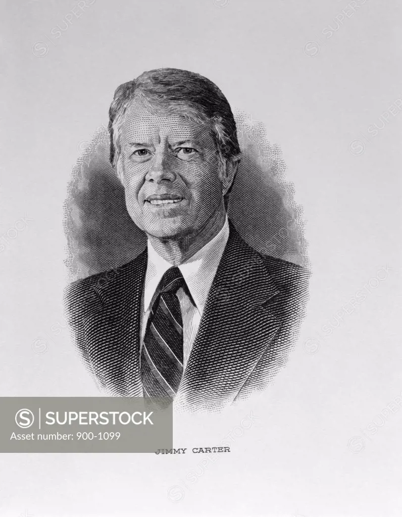 Jimmy Carter American History Engraving