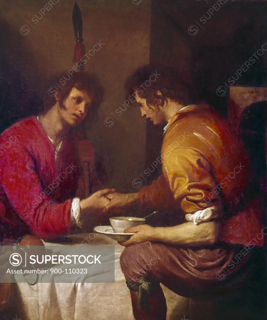Esau Selling His Birth Right, Ferrari, Giovanni Andrea de (1598-1669/Italian)