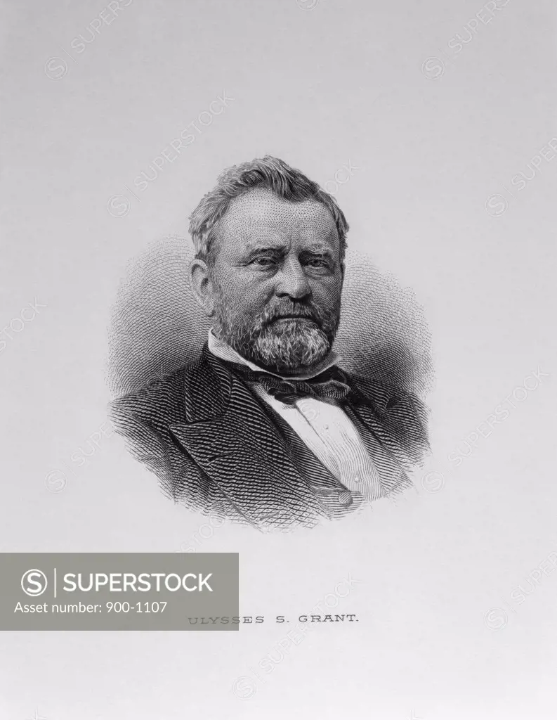 Ulysses S. Grant American History Engraving