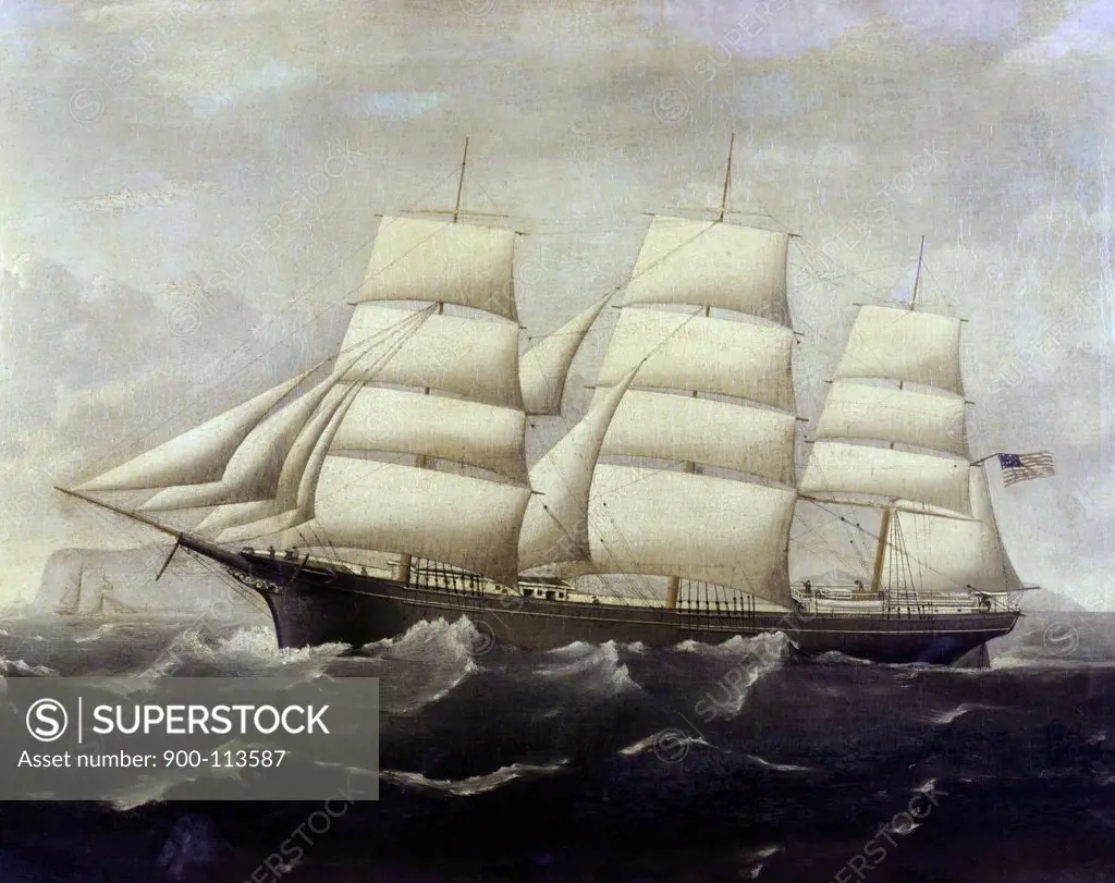 The American Clippership J.S. Alaster (1831-1913 British) 