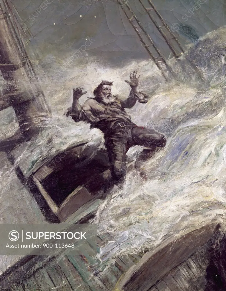 Storm Rising at Sea by John Steuart Curry, 1897-1946