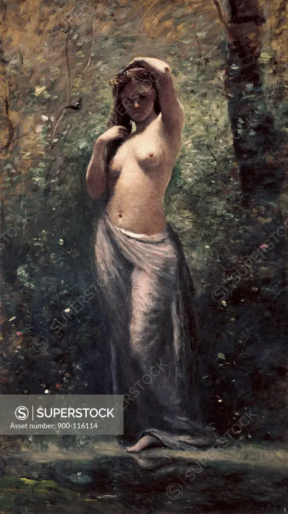 Nymph at the Source Jean-Baptiste-Camille Corot (1796-1875 French) 