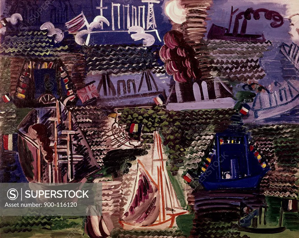 Water Festival by Raoul Dufy, 1877-1953