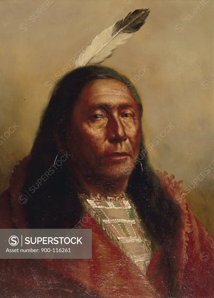 Tahana, Chief of the Sonomas, California Henry Raschen (1856-1937 American)
