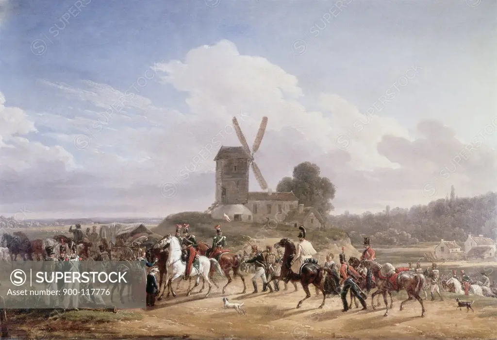 Troops Returning From Battle  Fontaines(- )  
