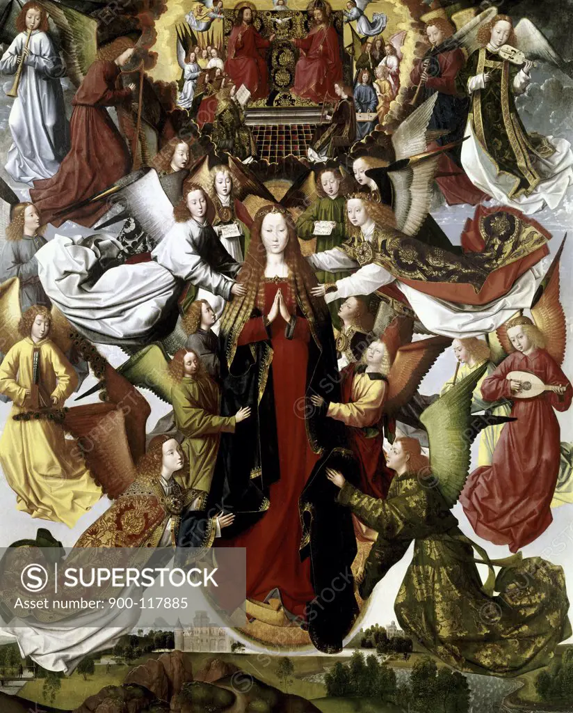 Mary Queen of Heaven - The St. Lucy Legend Master of the St. Lucy Legend (15th C./Netherlandish) Oil on Wood Panel National Gallery of Art, Washington, D.C., USA
