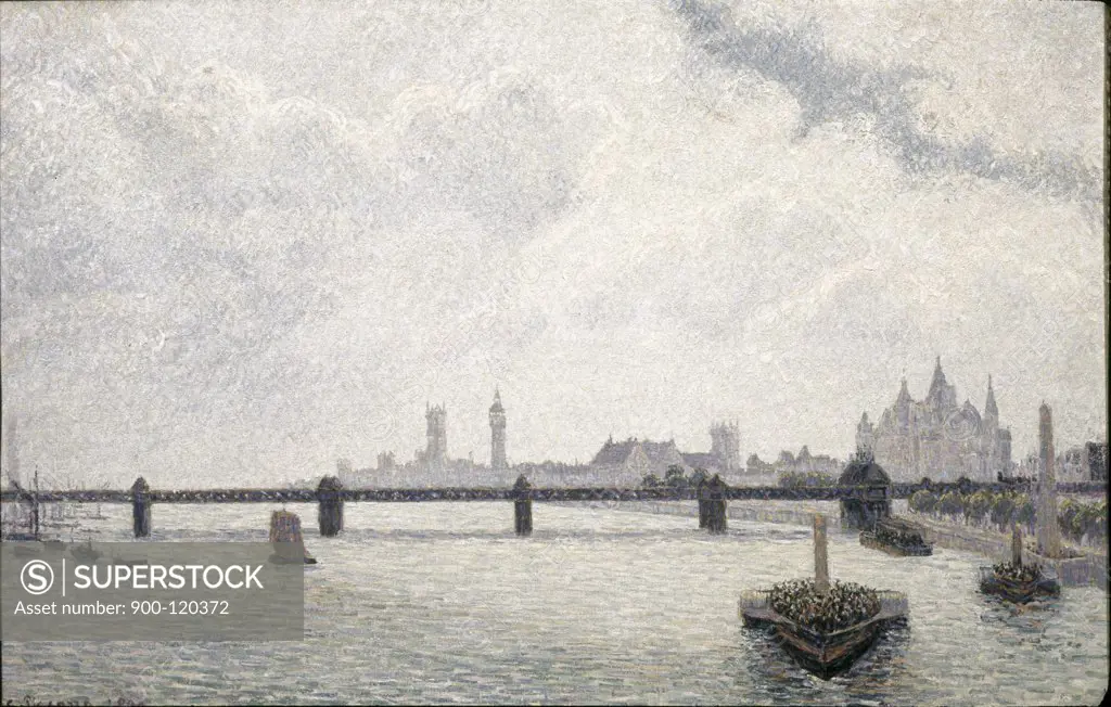 Charing Cross Bridge, London Alfred Sisley (1839-1899 French)  