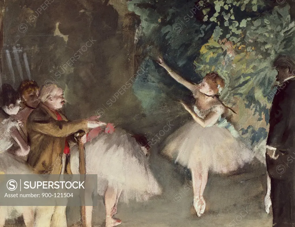 Repetition de Ballet Edgar Degas (1834-1917/French)