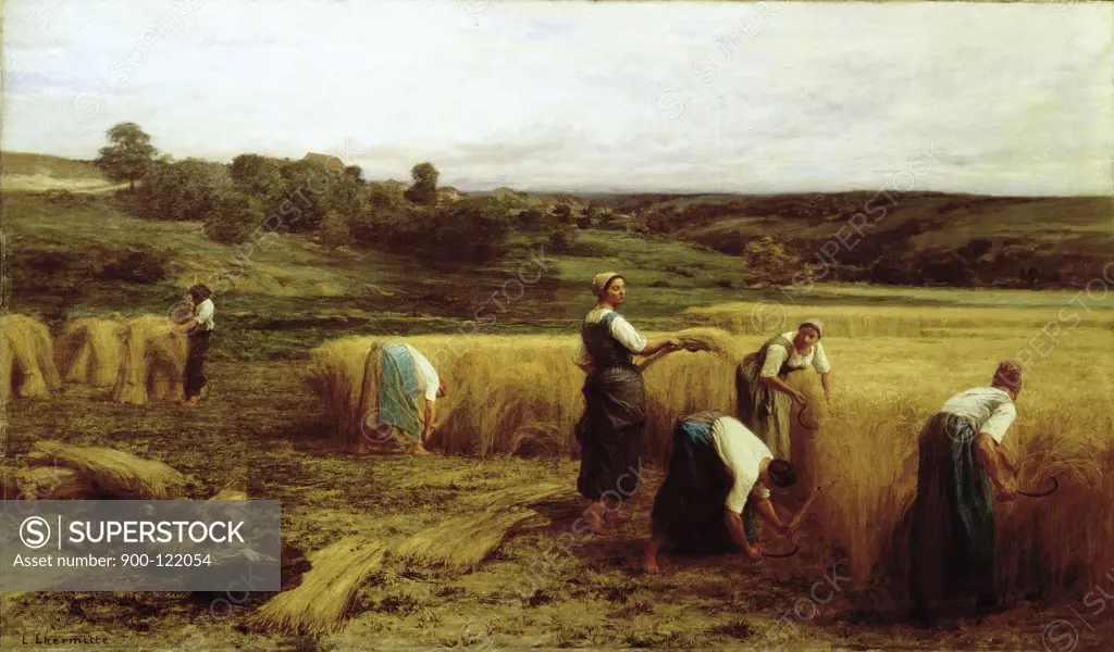 Harvest Time Leon Augustin Lhermitte (1844-1925 French)