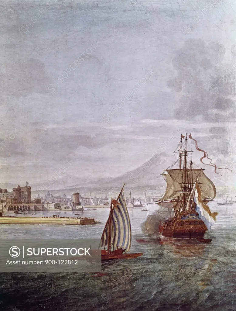 Port of Naples Gasper van Wittel (1652/53-1736 Flemish)