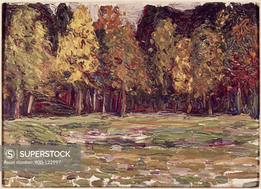 Woods by Vasily Kandinsky, 1866-1944