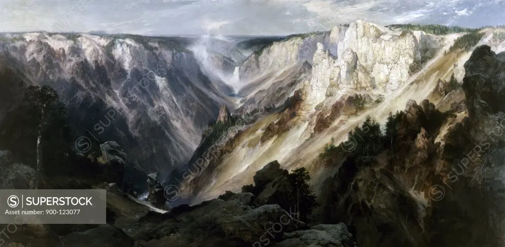 Grand Canyon at Yellowstone 1872 Thomas Moran (1837-1926 American) Oil on canvas