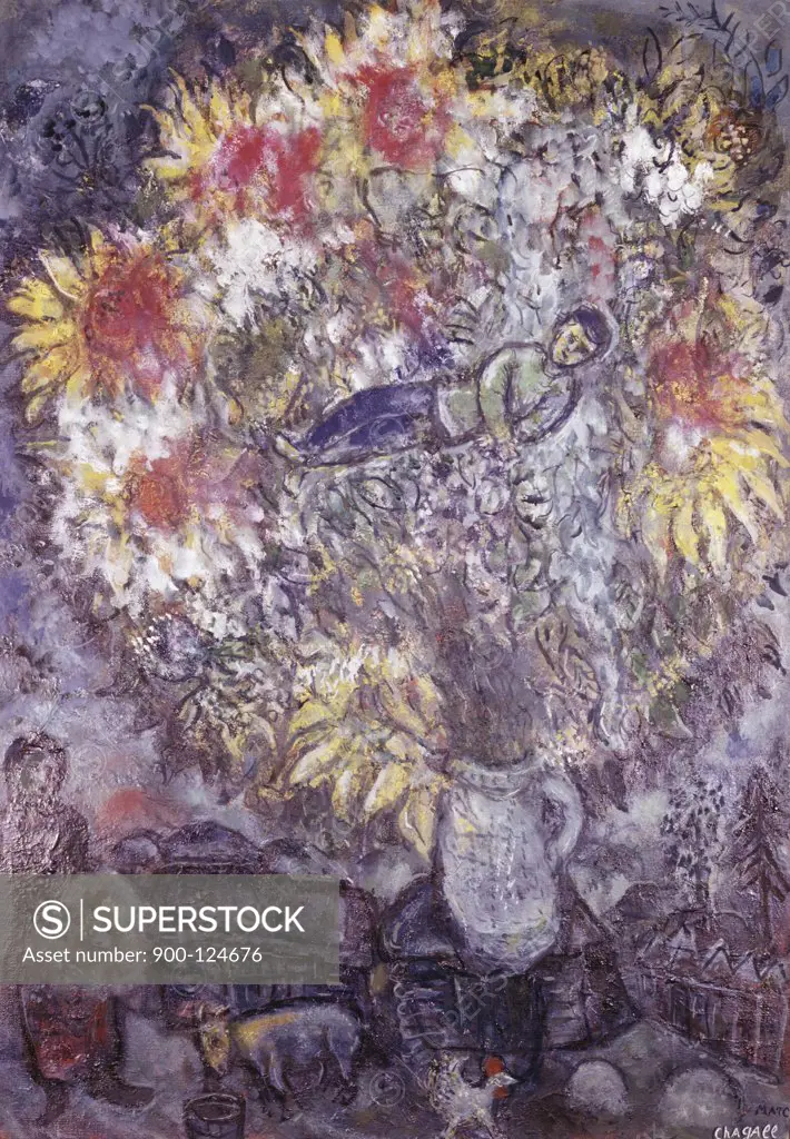Heliotropes by Marc Chagall, 1887-1985