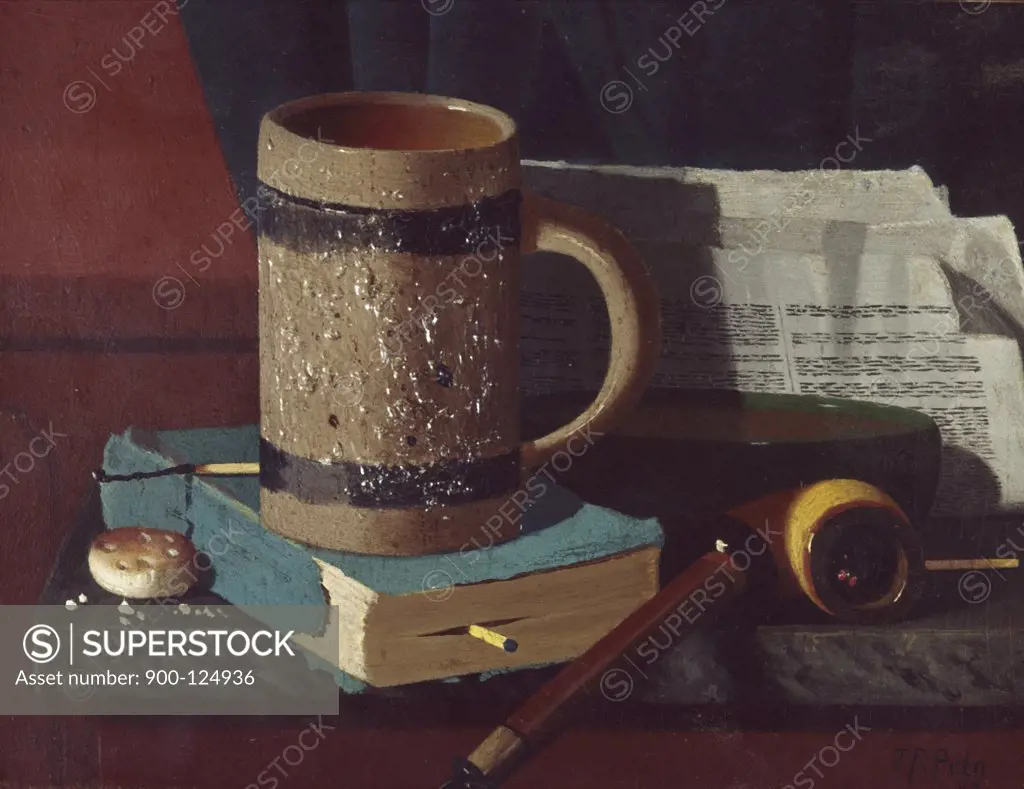 Beer Mug and Pipe, Peto,  John Frederick (1854-1907/American)