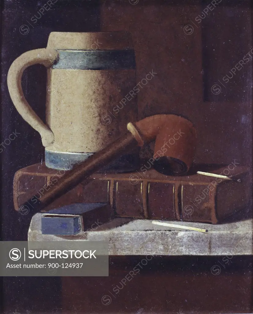 Mug, Pipe And Book John Frederick Peto (1854-1907) American)