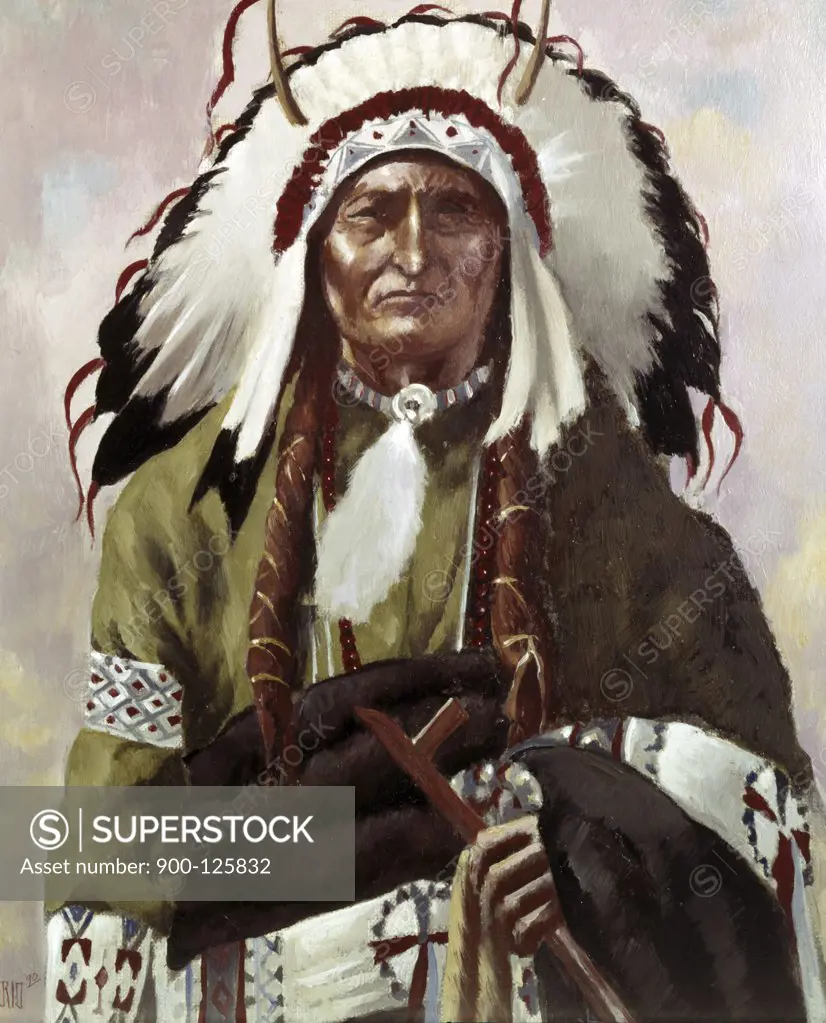 Chief Sitting Bull by Anthony Gruerio, 20th Century
