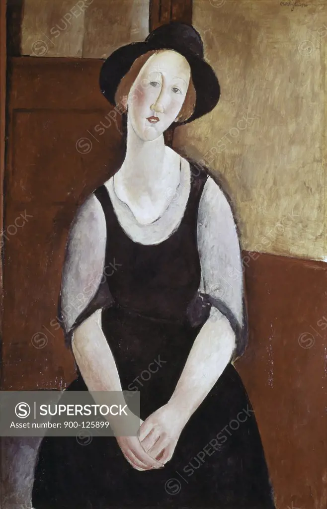 Portrait Of Thora Klinckowstrom Amedeo Modigliani (1884-1920 Italian)
