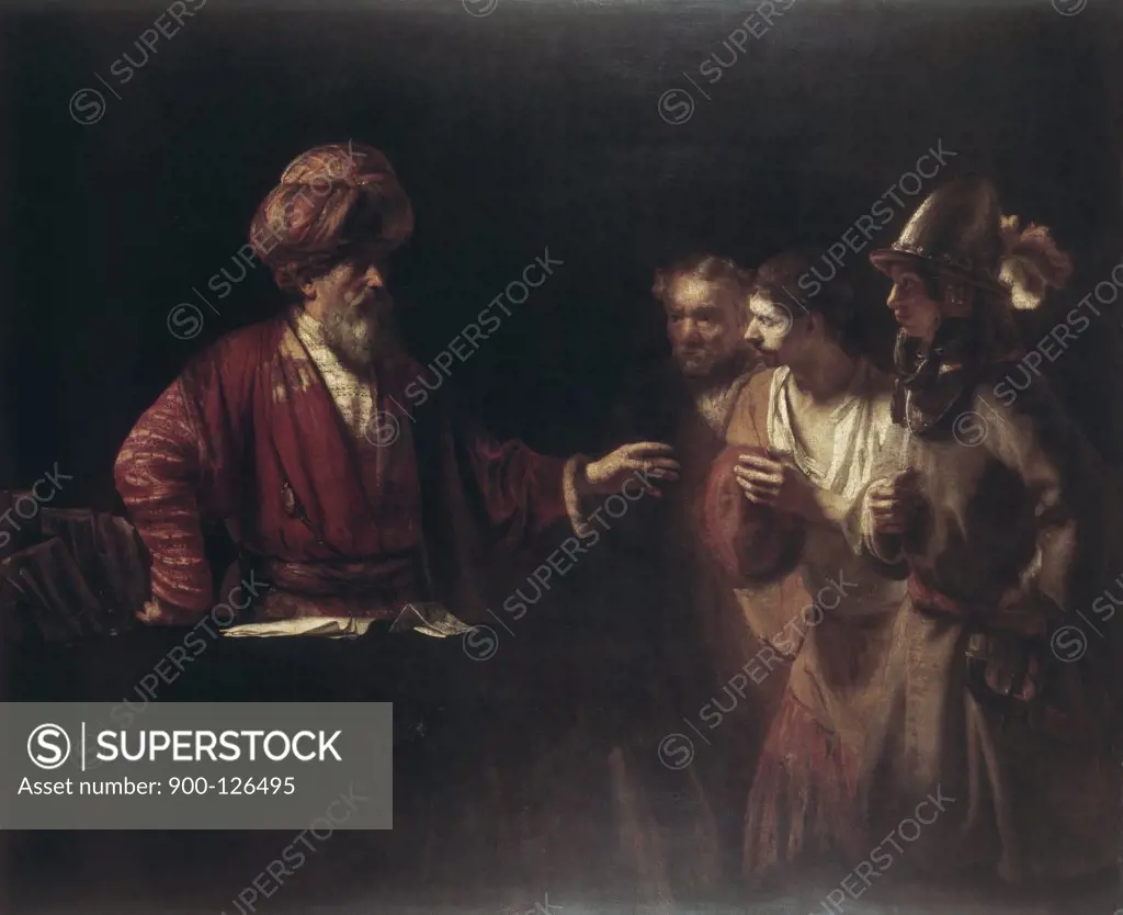 The Centurion Cornelius Rembrandt Harmensz van Rijn (1606-1669 Dutch) Oil On Canvas Wallace Collection, London, England