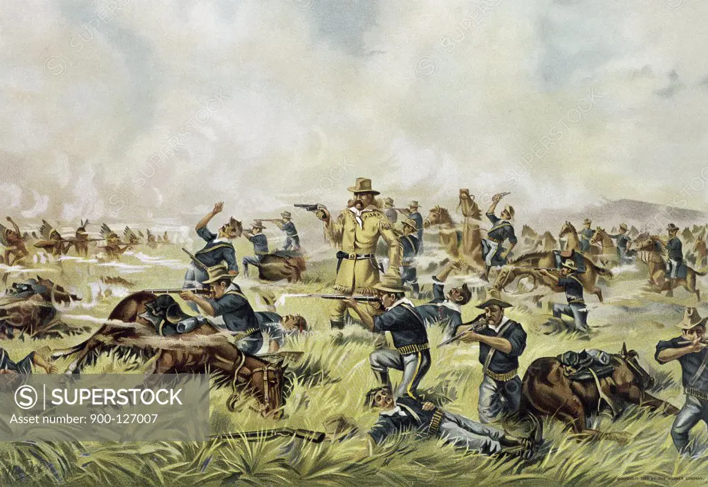 Custer Massacre at the Little Big Horn, Montana, June 1876 American History