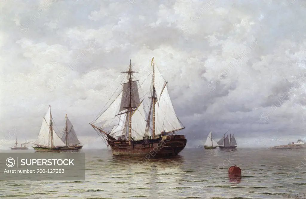 Outward Bound Whaler William Bradford (1823-1892 American)