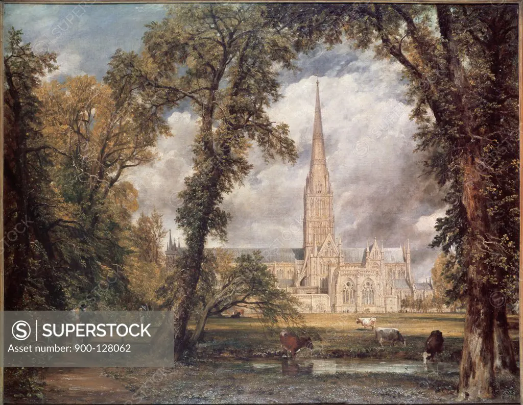Salisbury Cathedral 1826 John Constable (1776-1837 British) Oil on canvas Frick Collection, New York City