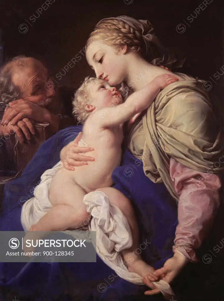 The Holy Family Pompeo Giralamo Batoni (1708-1787/Italian)