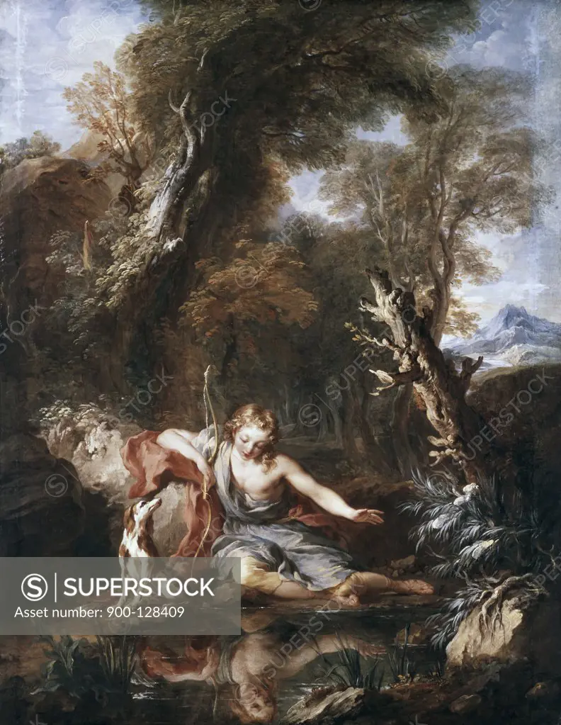 Narcissus Francois Le Moyne (1688-1737 French)