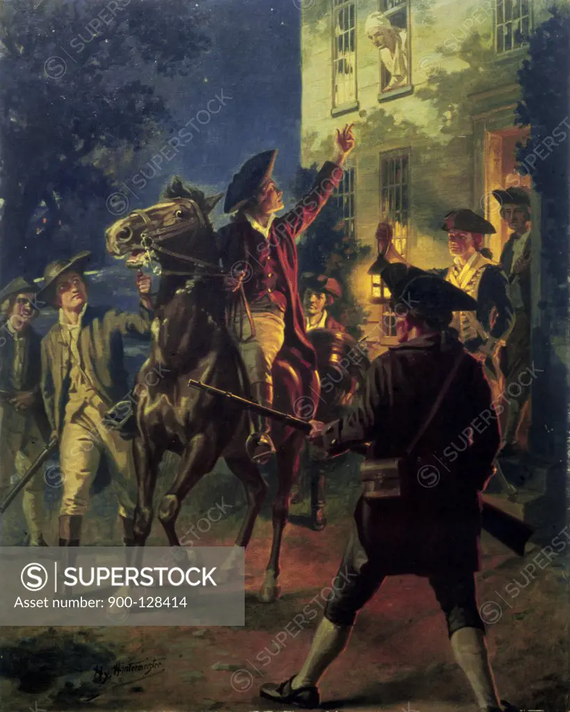Paul Revere's Ride by Hy Hintermeister, 1897-1972