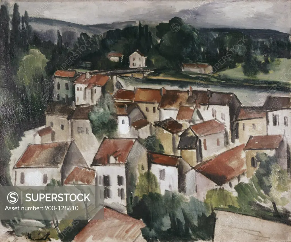 Chatou-Sur-Seine by Maurice de Vlaminck, 1876-1958