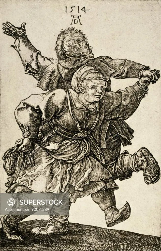 Dancing couple by Albrecht Durer, 1514,