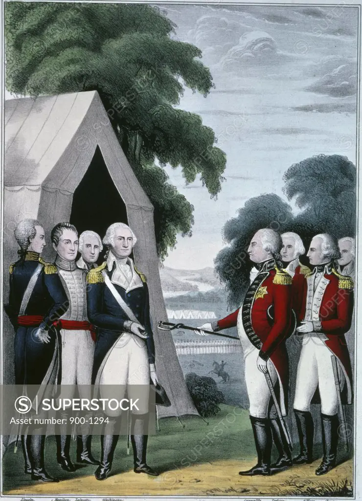 Surrender of Cornwallis at Yorktown Currier and Ives (a. 1857-1907/American) Library of Congress, Washington, D.C.  