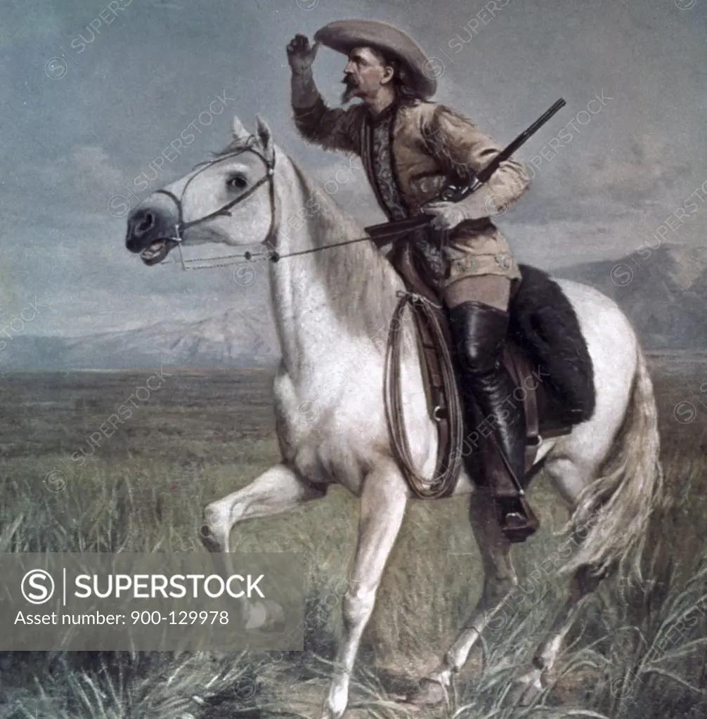 Buffalo Bill Cody on Horseback, American History