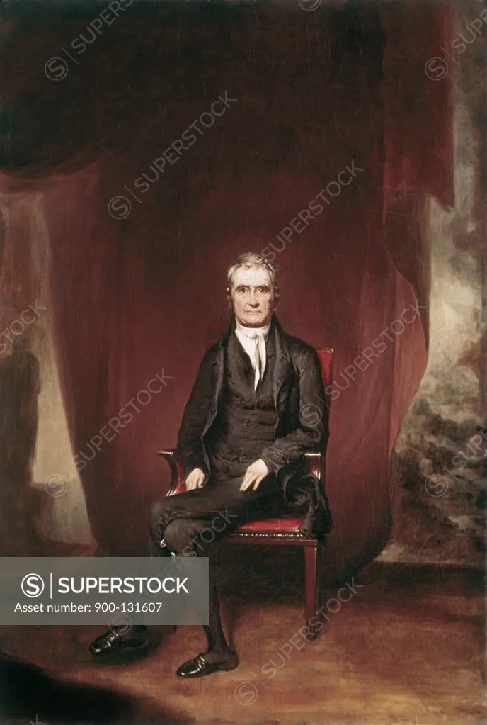 John Marshall 1832 William James Hubard (1807-1862 American) Oil on canvas 