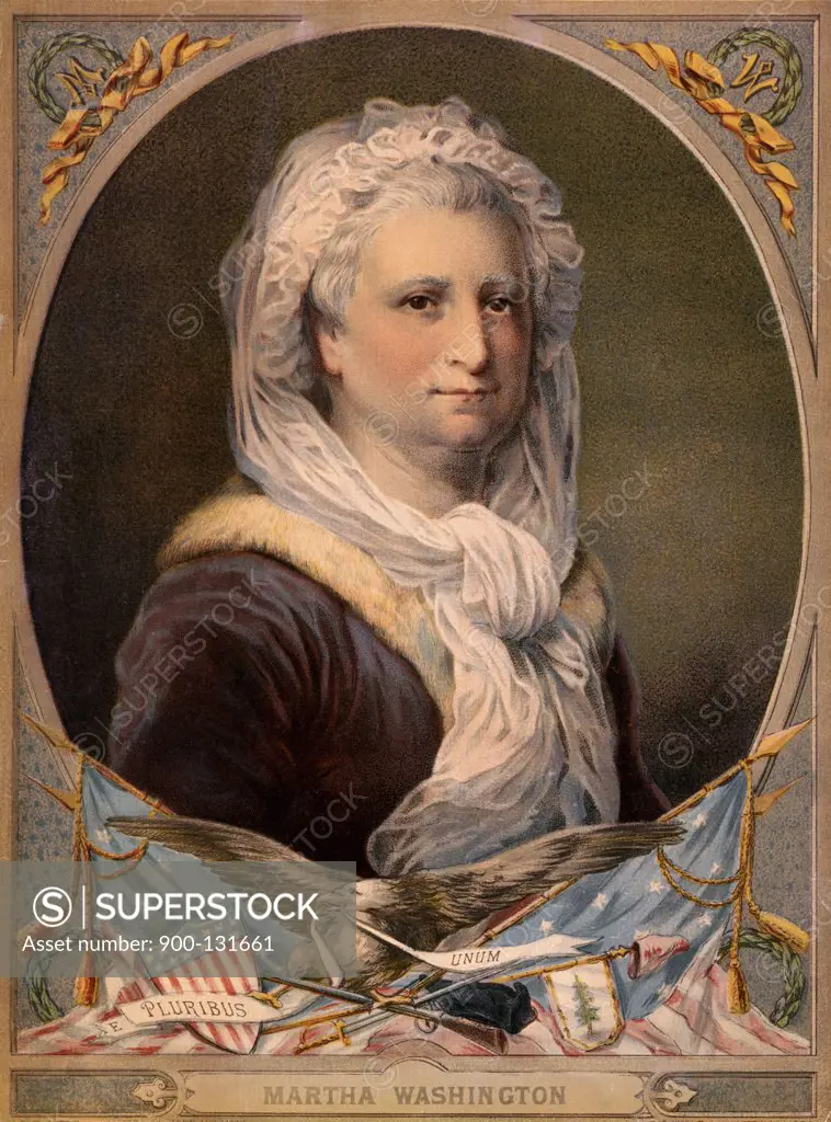 Martha Washington, Wife of the 1st President of the United States American History Artist Unknown