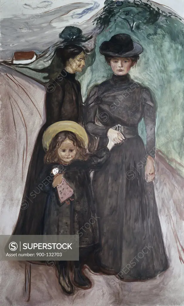 Boch Family by Edvard Munch, 1863-1944